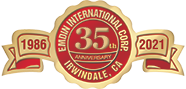 an image of a thirty-fifth-year anniversary seal from 1986 to 2021